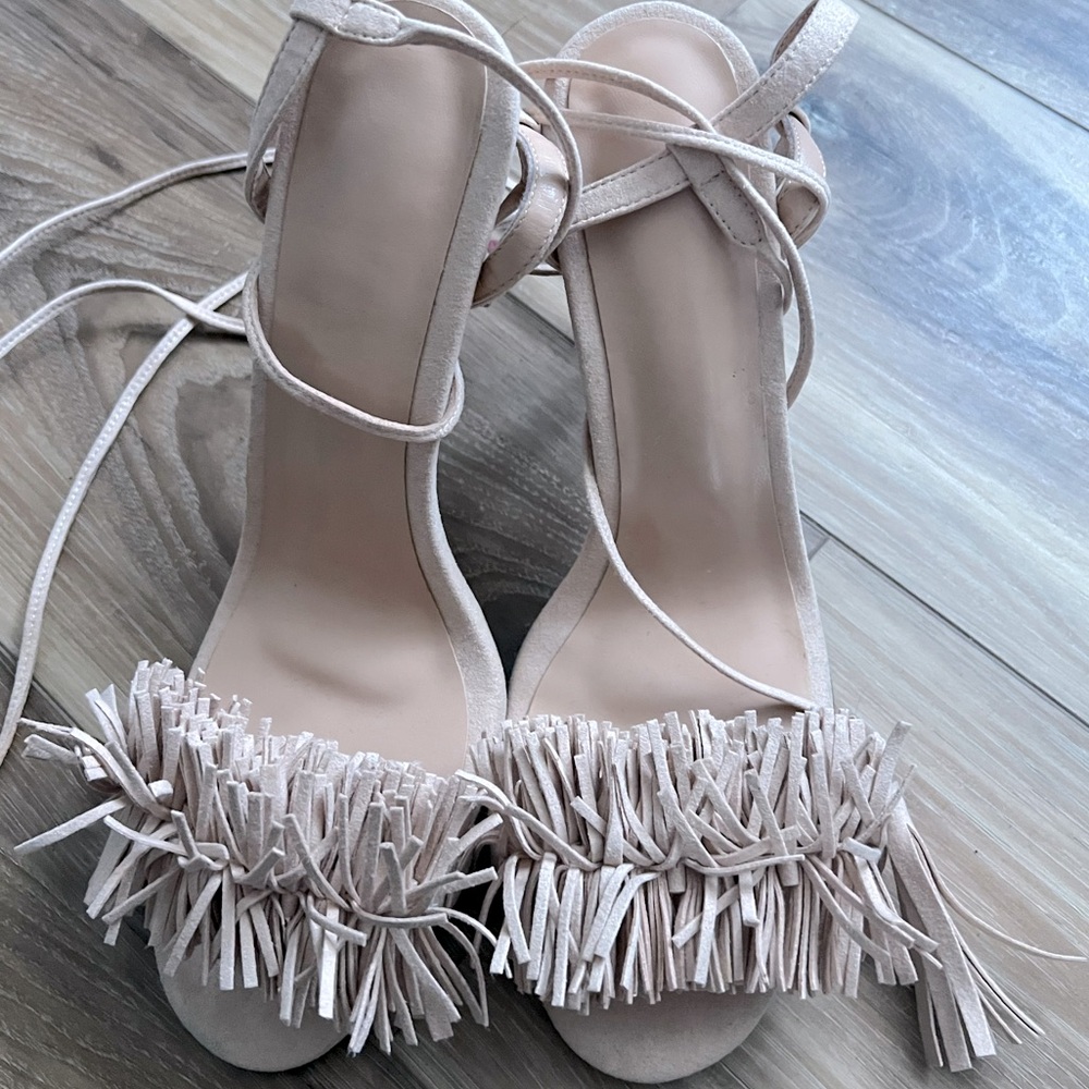 Fringe heels